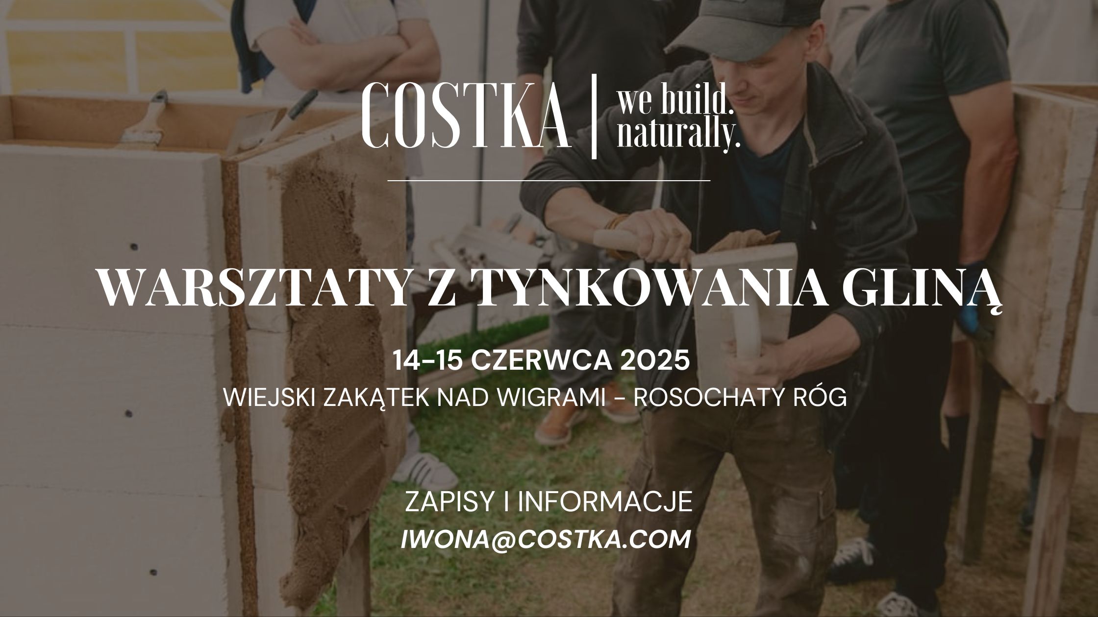 warsztaty z tynkowania gliną