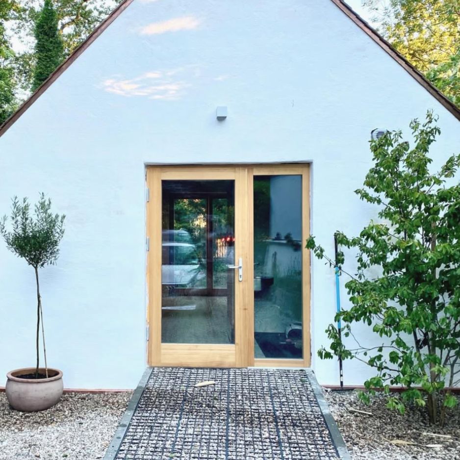 budynek z betonu konopnego