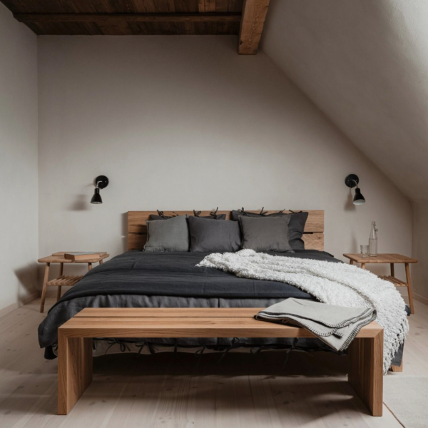 loft kolasinski sypialnia