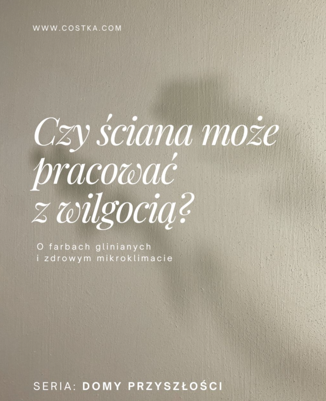 czy ściana może pracowac z wilgocią